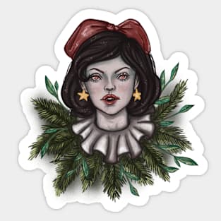 Horror girl Sticker